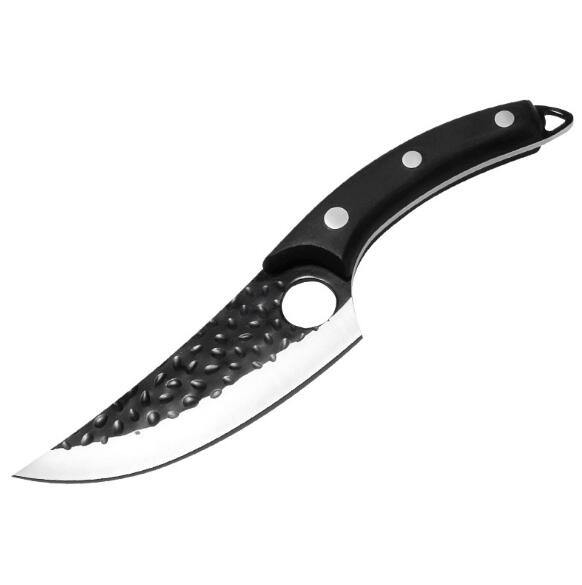 Hammered Forged Butcher Knife for Meat and Bone