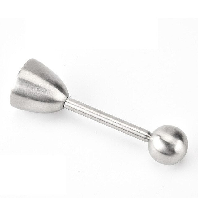 Stainless Steel Boiled Egg Topper Cutter for Clean Tops