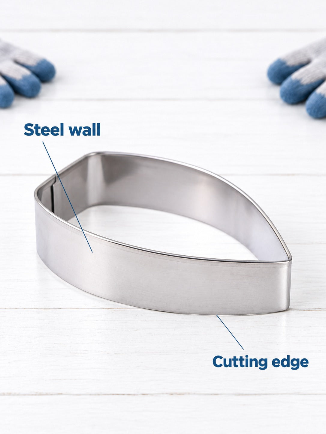 Stainless Steel Carnation Cookie Cutter Set, 3 Piece