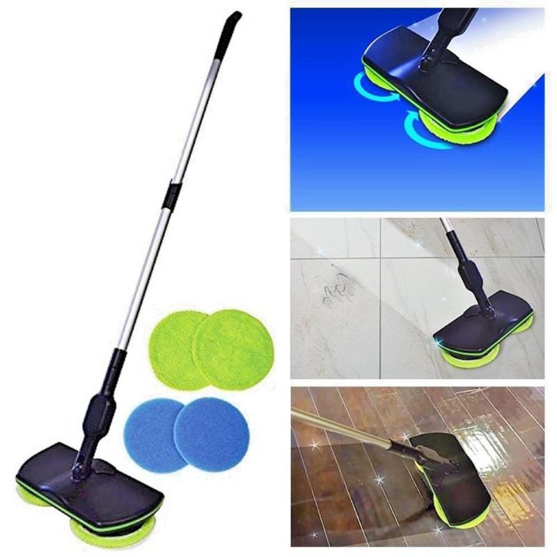 Cordless Spin Mop for Hard Floors, Hands-Free Shine