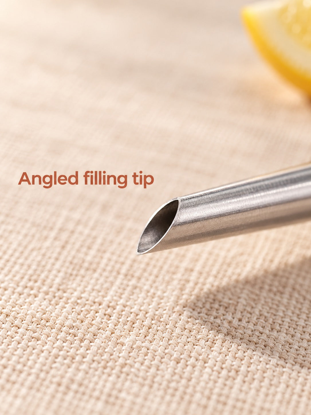 Stainless Steel Cream Puff Filling Tips Set, 3-Piece