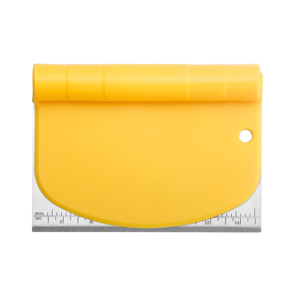Stainless Steel Dough Scraper with Measurement Guide