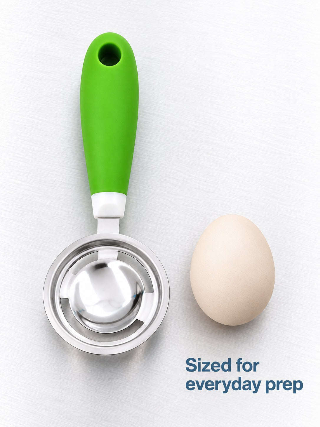 Stainless Steel Egg Separator Spoon for Clean Yolks