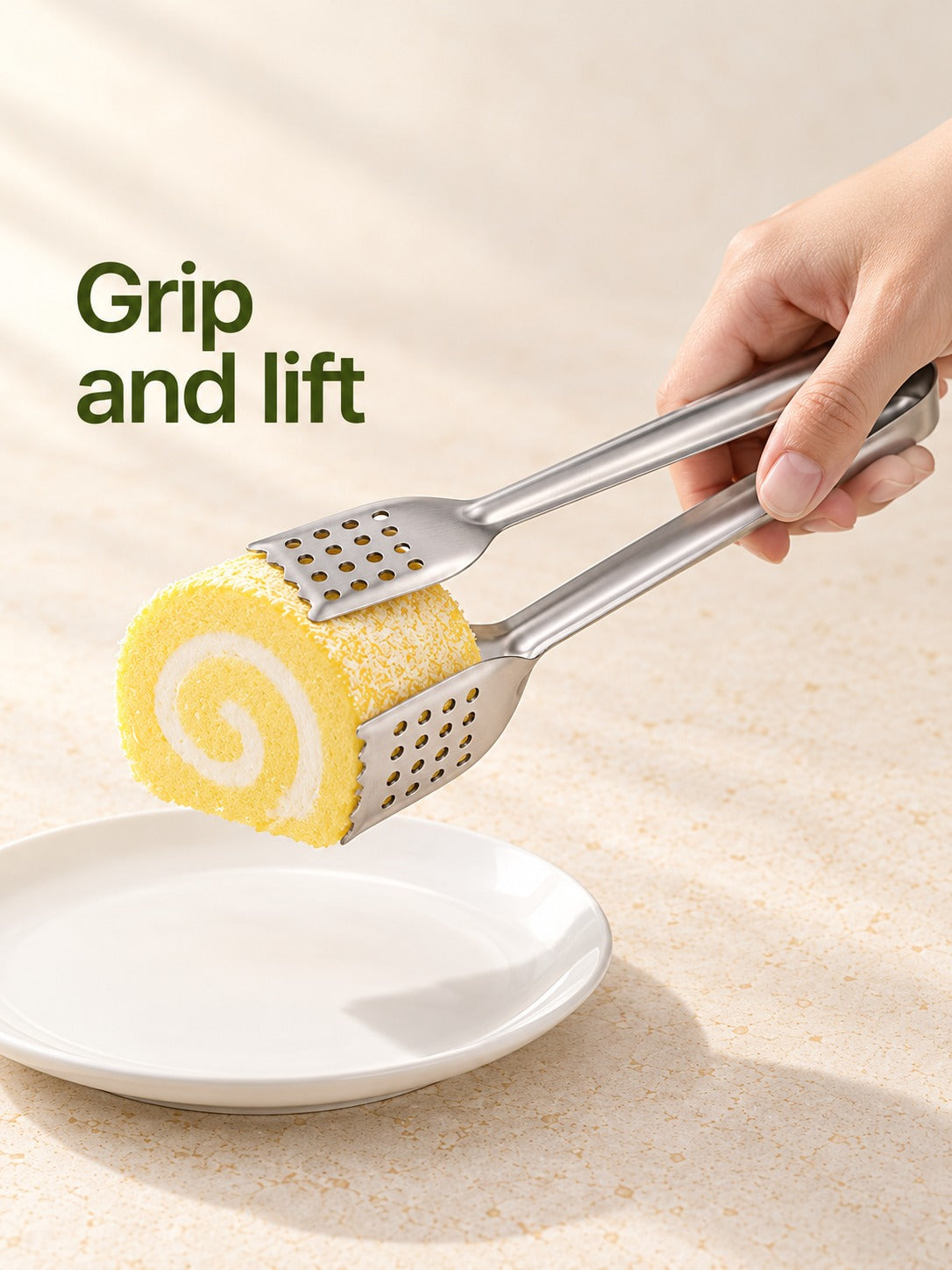 Stainless Steel Food Clip for Grilled Fish and Bread