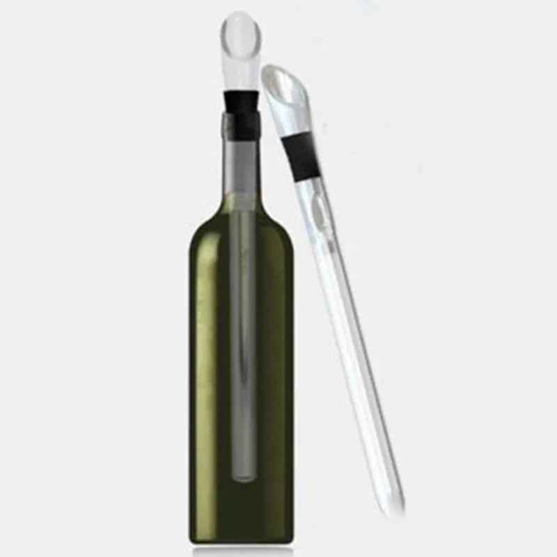 Stainless Steel Wine Chiller Stick With Pourer, No Ice