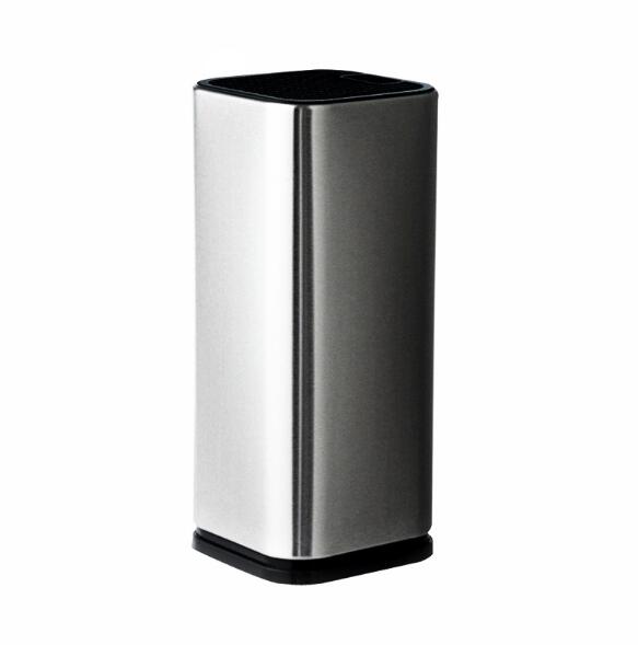 Stainless Steel Knife Holder with Slotted Core Insert