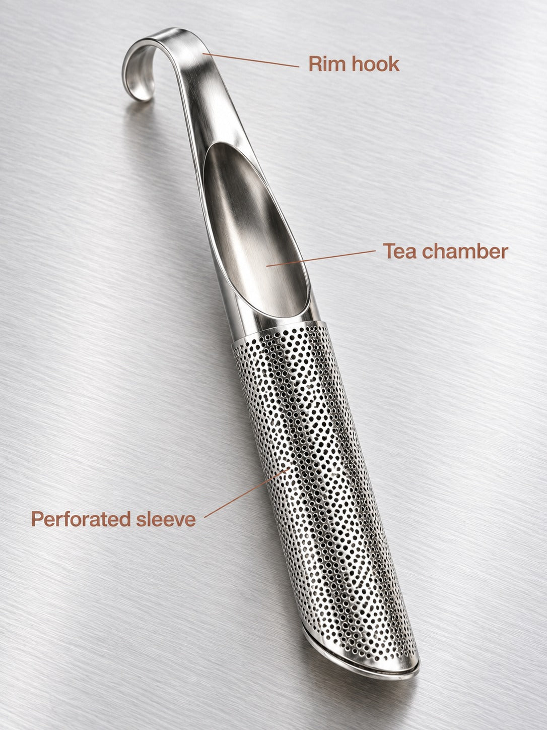 Stainless Steel Loose Leaf Tea Infuser for Your Cup