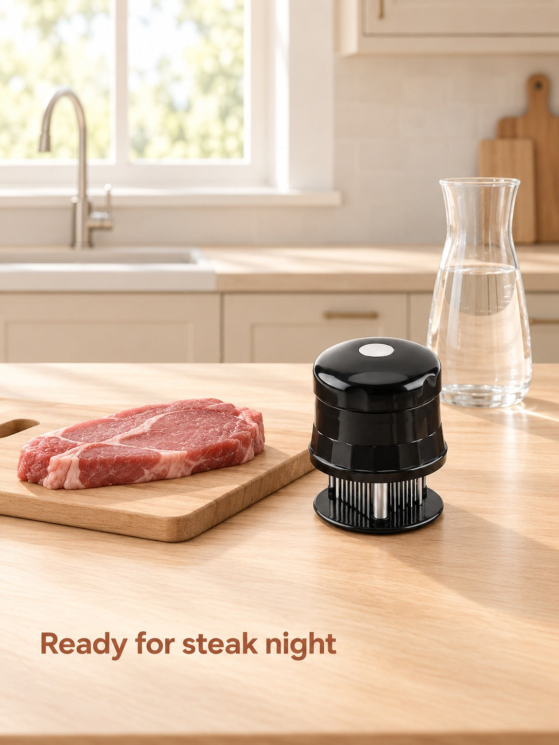 Stainless Steel Meat Tenderizer Needle for Steak Prep