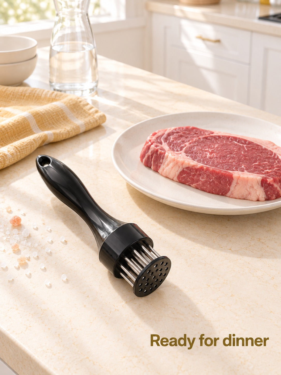 Stainless Steel Meat Tenderizer Needle for Steak & Pork