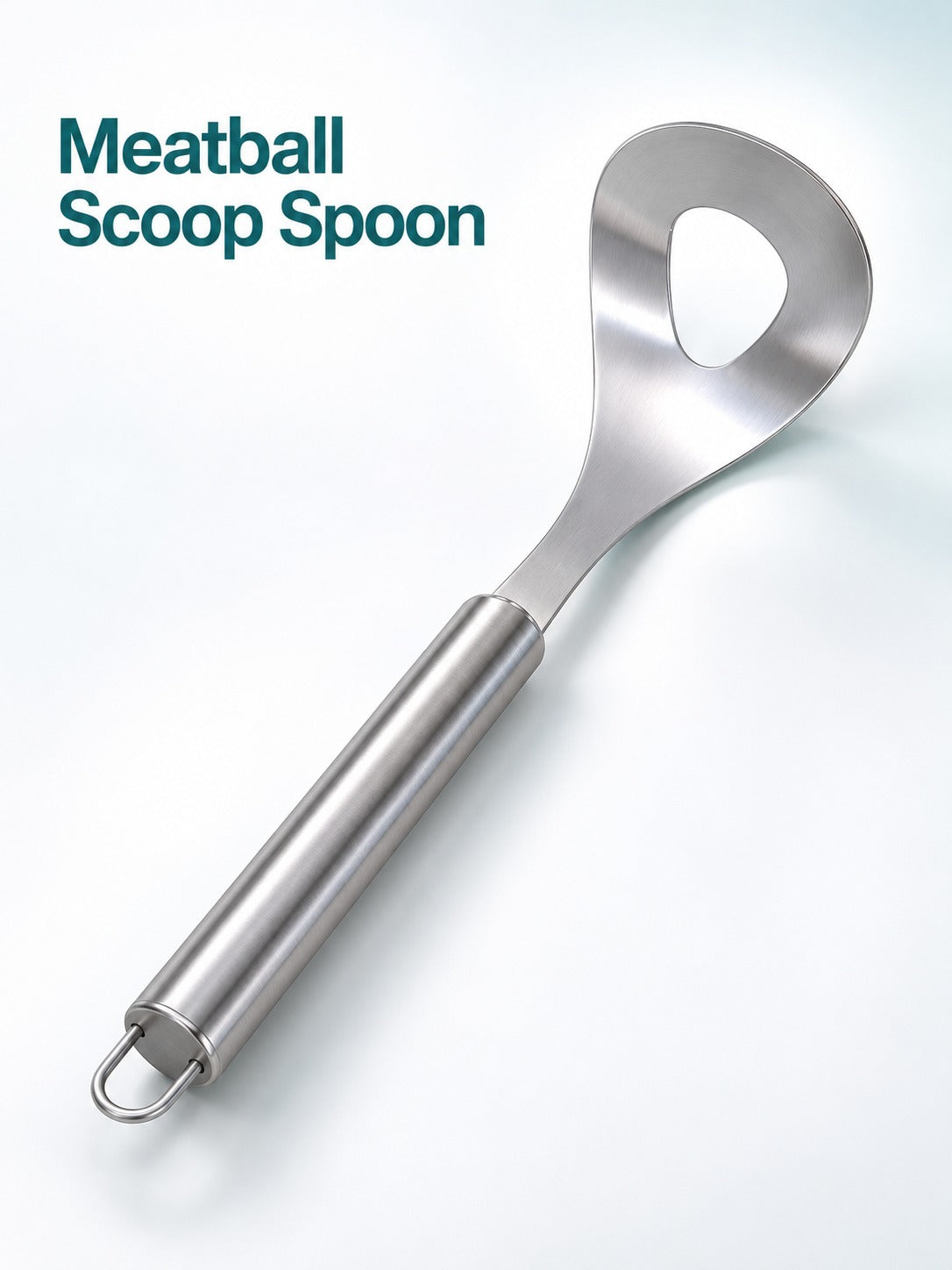 Stainless Steel Meatball Scoop Spoon for Even Balls