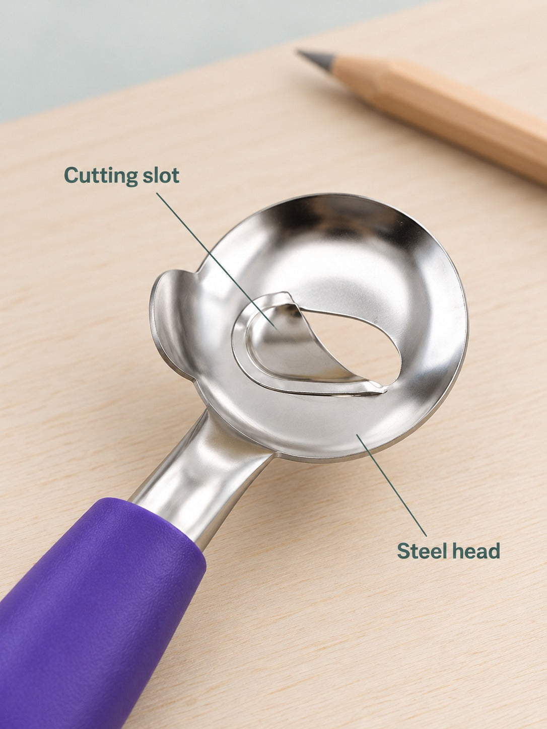 Stainless Steel Noodle Knife for Shaving Dough and Fruit