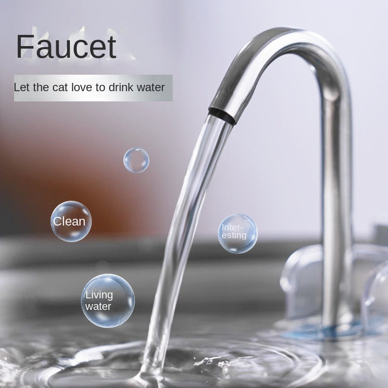 Stainless Steel Pet Water Fountain for Fresh, Clean Flow
