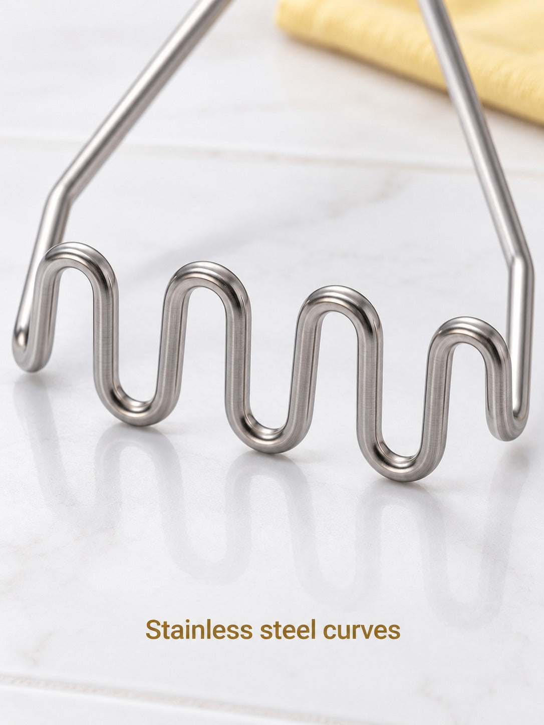 Stainless Steel Potato Masher & Peeler Set for Fluffy Mash