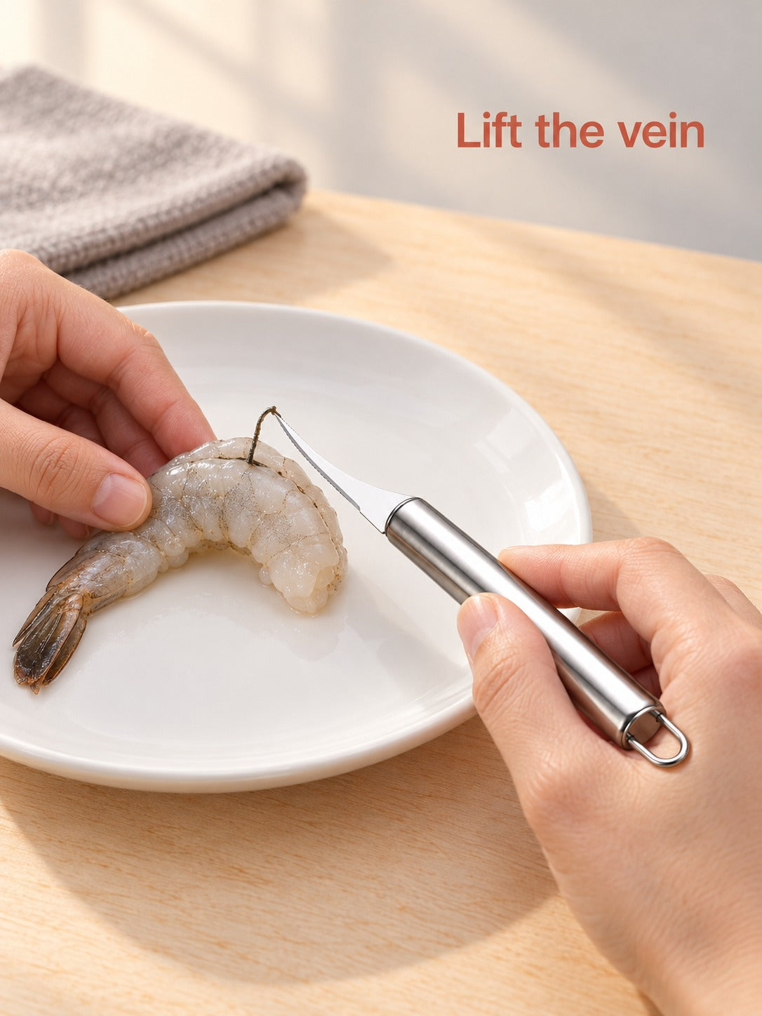 Stainless Steel Shrimp Deveiner Knife for Home Cooks