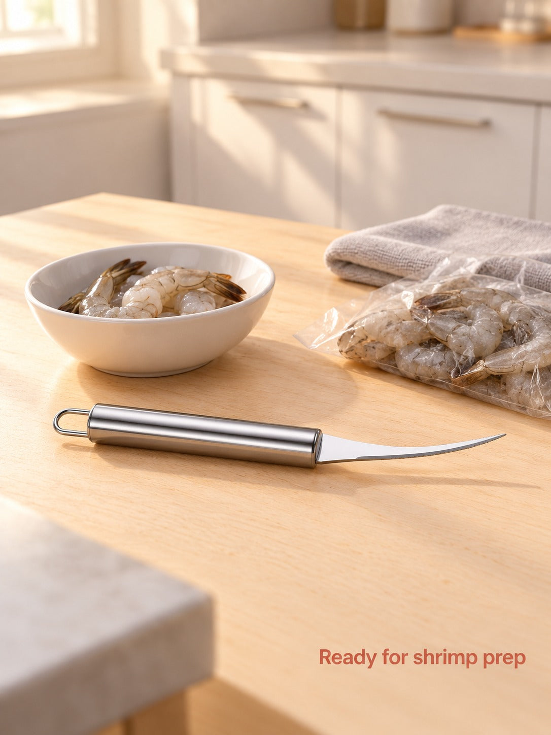 Stainless Steel Shrimp Deveiner Knife for Home Cooks