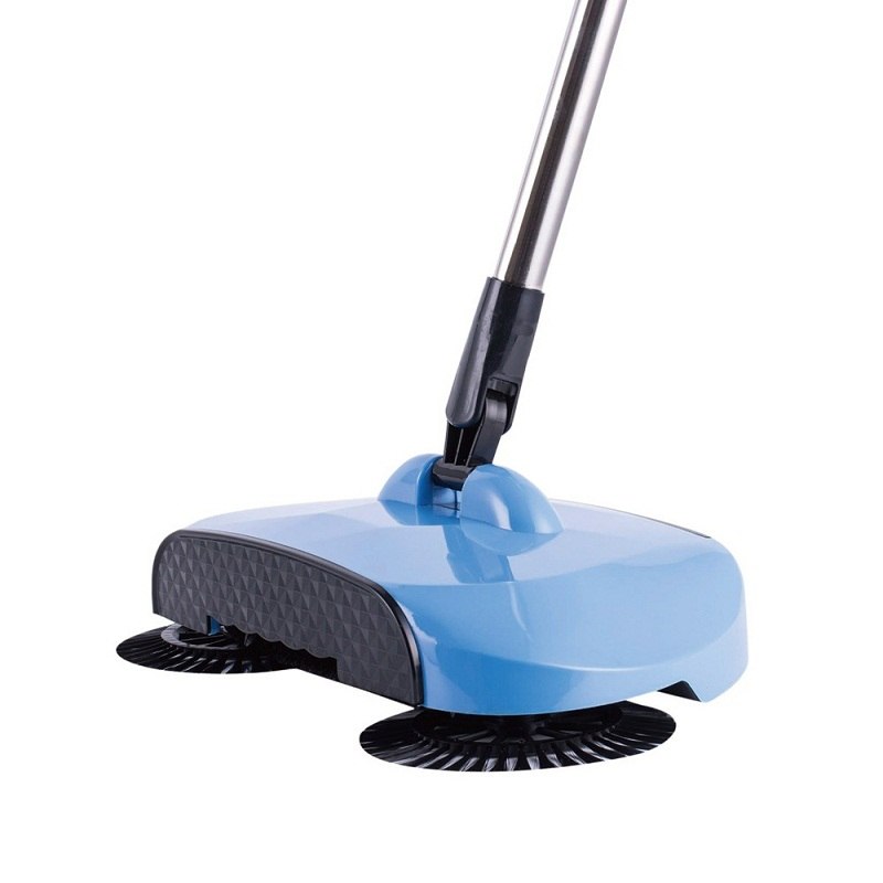 Hand Push Broom Sweeper with Stainless Steel Handle