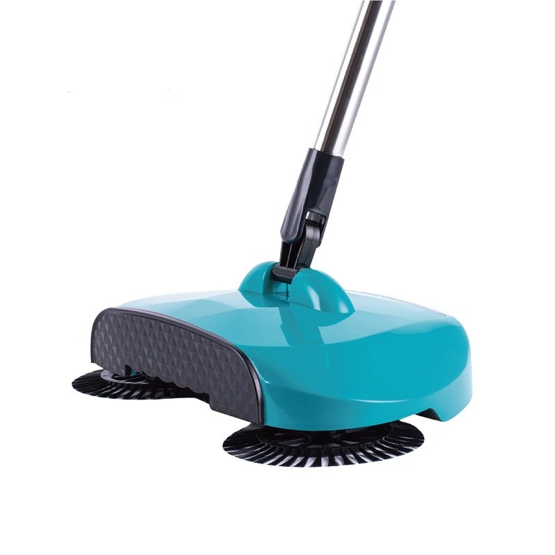 Hand Push Broom Sweeper with Stainless Steel Handle