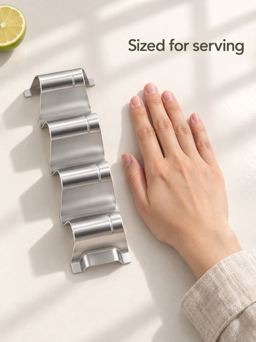 Stainless Steel Taco Holder Rack That Keeps Tacos Upright