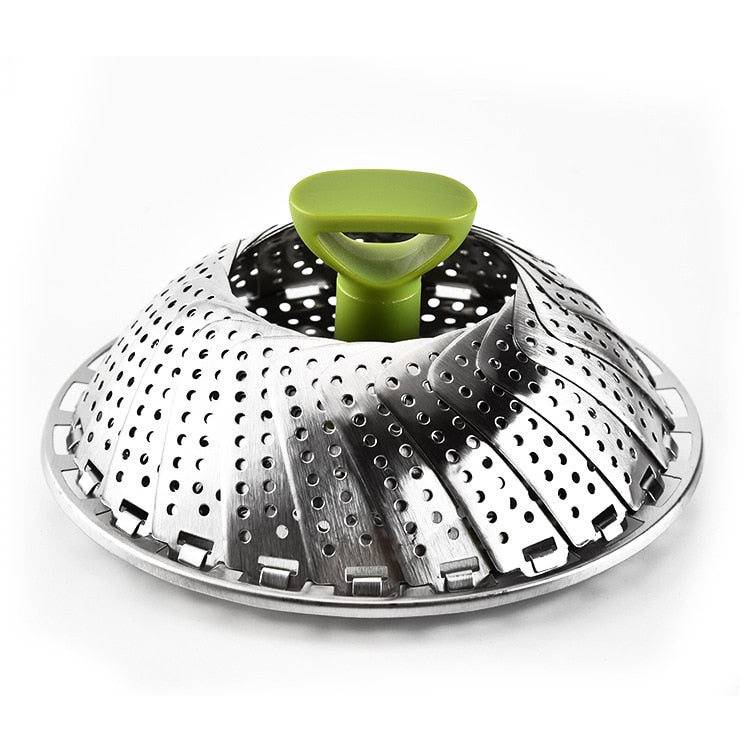 Telescopic Stainless Steamer Basket, Fits 7-11 Inch Pots