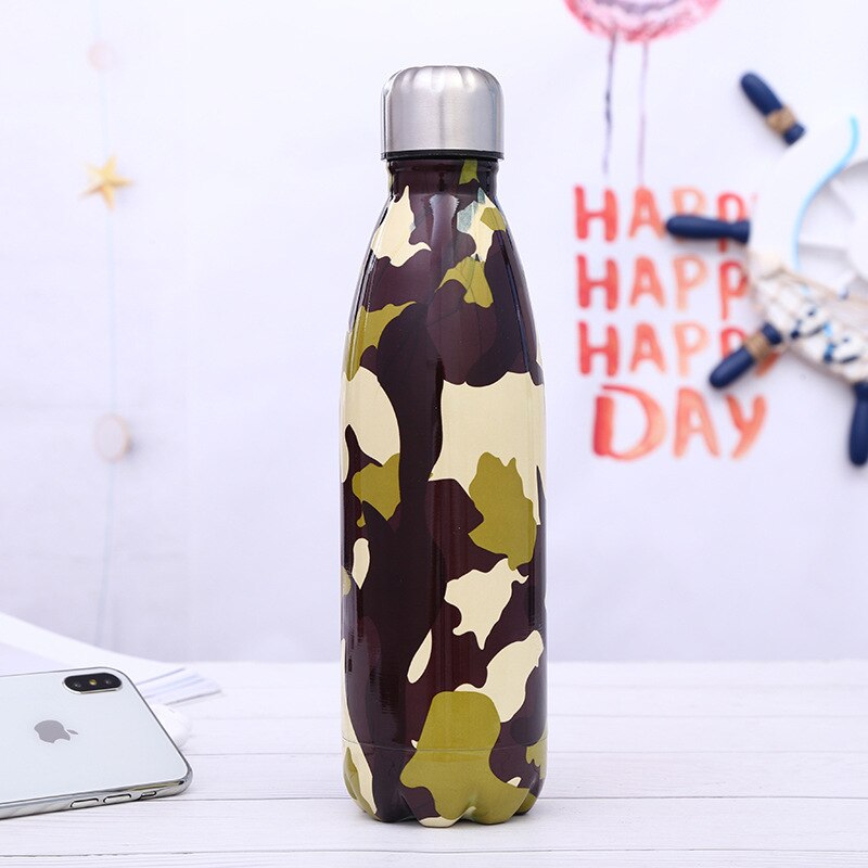 Stainless Steel Insulated Water Bottle 500ml Printed
