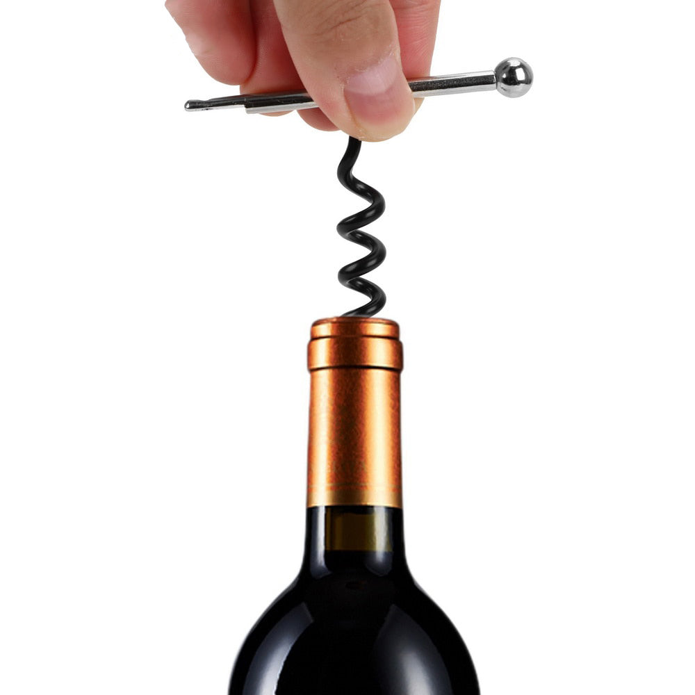 Wine Bottle Opener Keychain: Stainless Steel for Camping