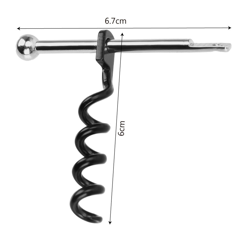 Wine Bottle Opener Keychain: Stainless Steel for Camping