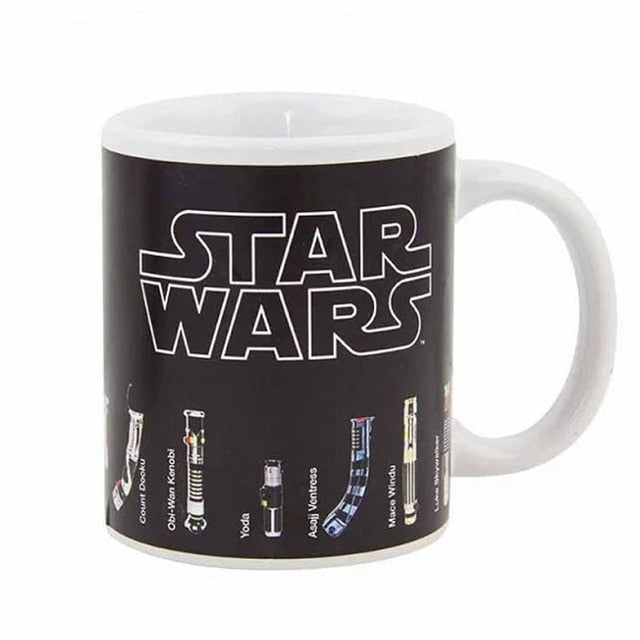 Star Wars Color Changing Mug: Lightsaber Reveal Hot Coffee