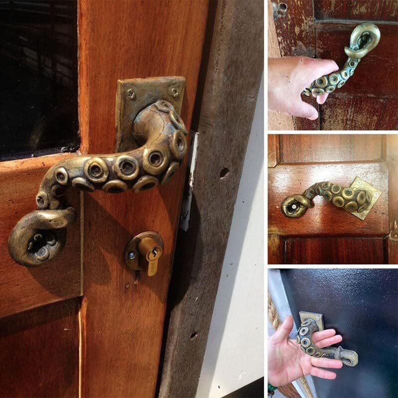 Octopus Door Handle for Steampunk Statement Interiors