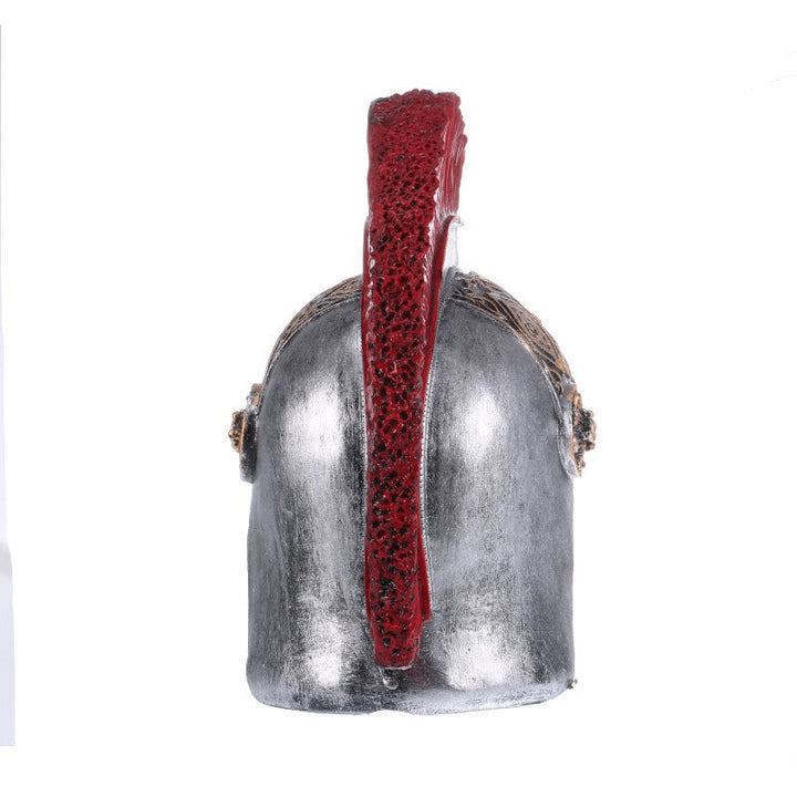 Skull Helmet Decor: Gothic Medieval Shelf Centerpiece