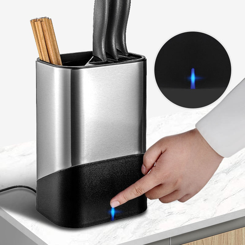 UV Knife Holder Sterilizer That Stores Your Knives