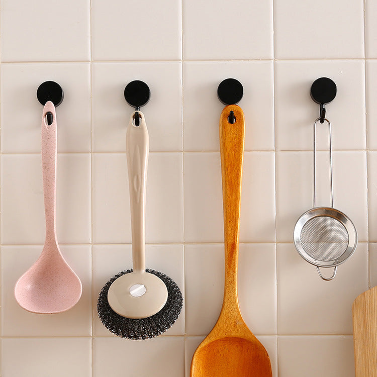Punch-Free Sticky Wall Hooks for Renters & Small Spaces