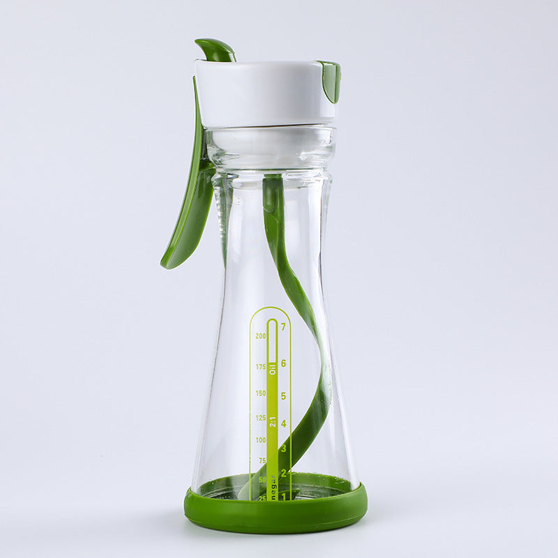 Salad Dressing Mixer Cup with Built-In Measuring Scale