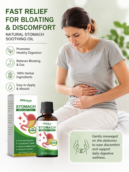 Stomach Soothing Oil — Natural Digestive Relief, Bloating