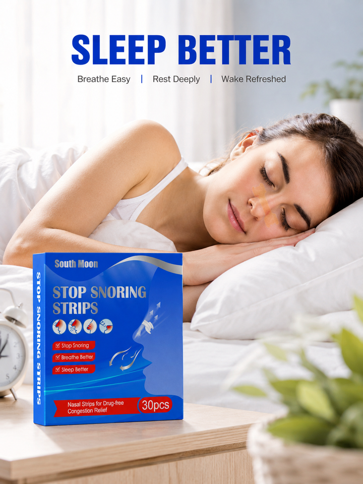 Anti Snoring Strips — Drug‑Free Nasal Strips for Better Sleep