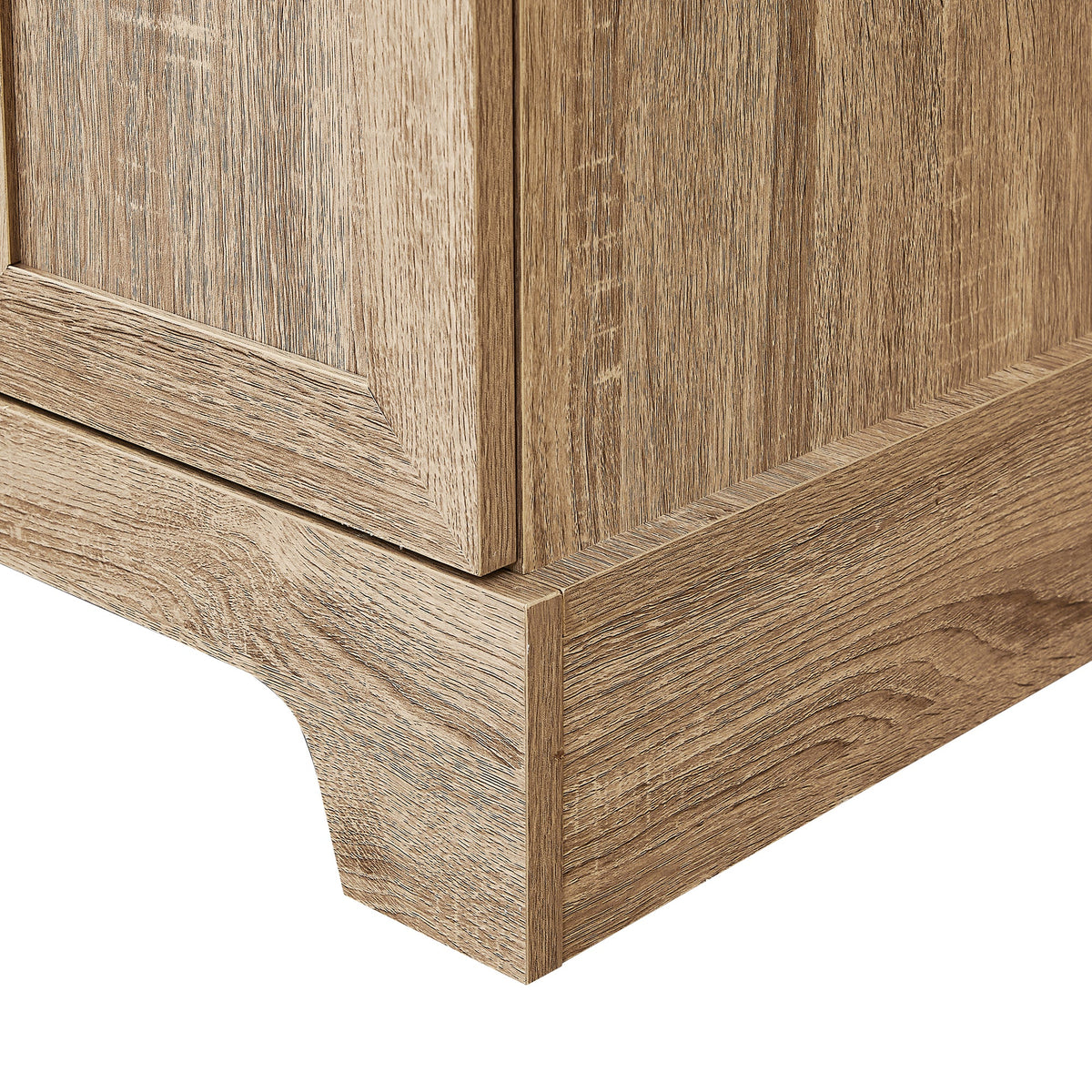 Two-Door Bathroom Storage Cabinet with Adjustable Shelves