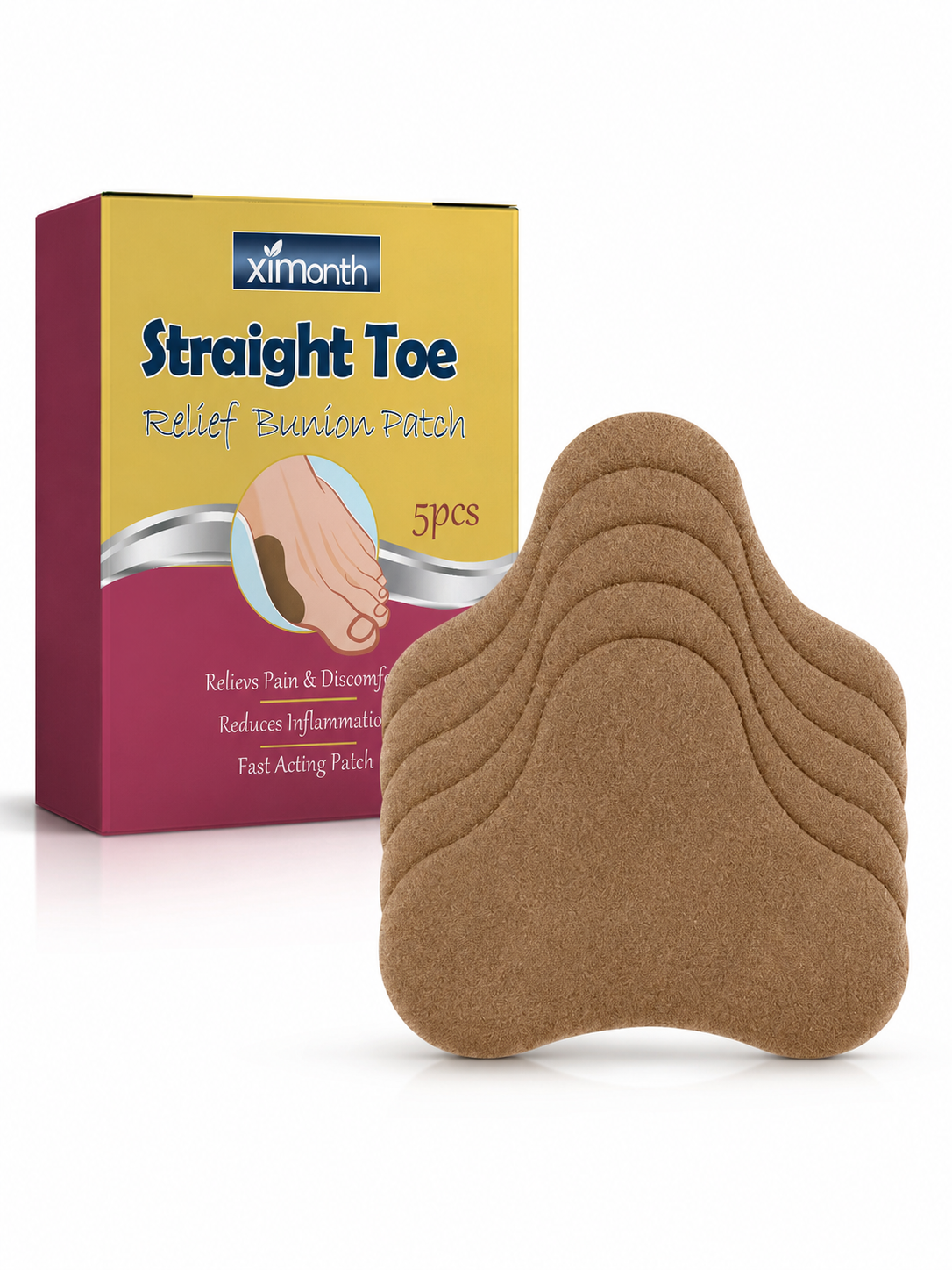 Bunion Relief Patch Set — Fast Pain & Swelling Relief, Wear