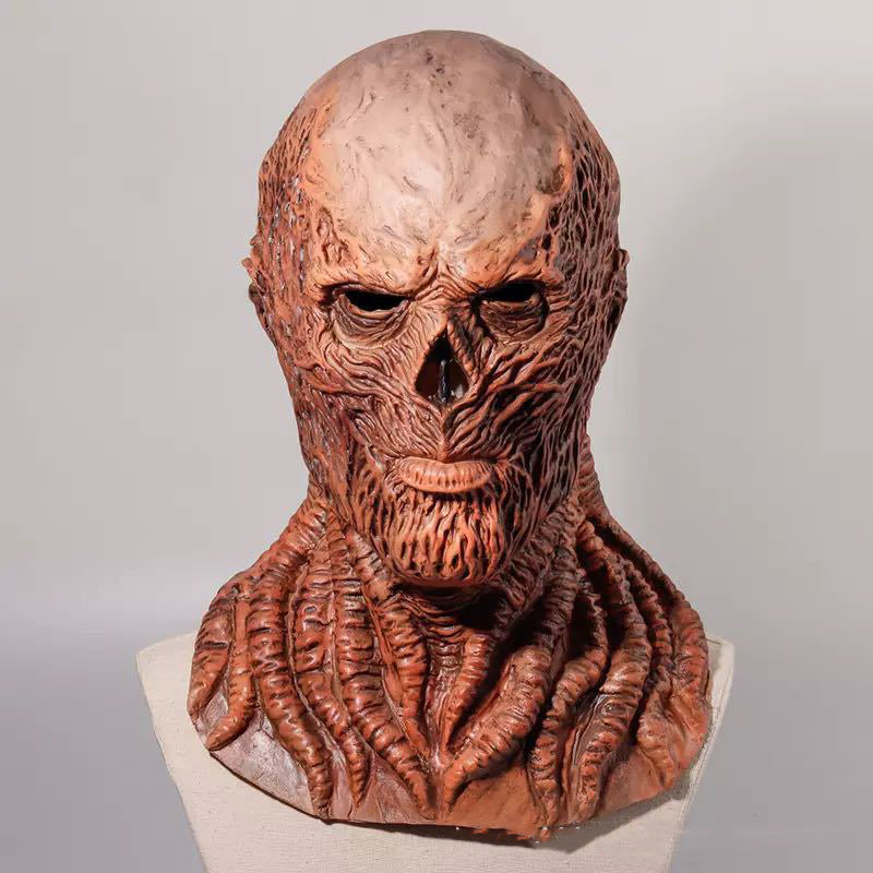 Halloween Latex Mask With Glowing Red Eyes Costume