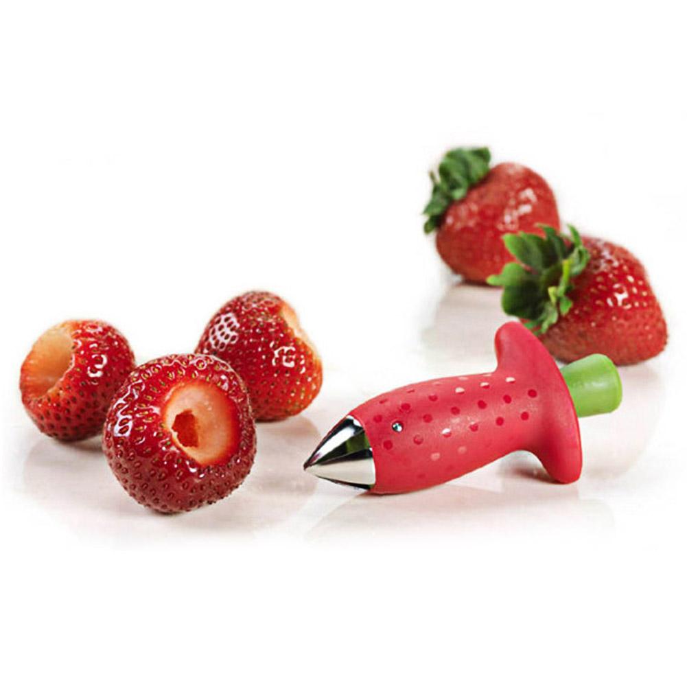 Strawberry Huller and Stem Remover Tool for Fast Prep