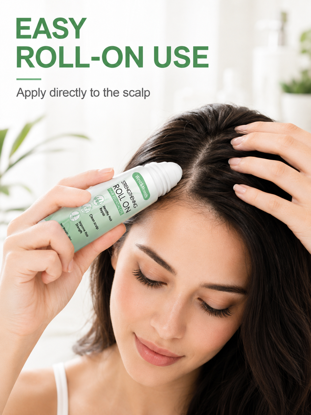 Strengthening Roll-On Hair Oil — Thicker, Fuller Hair in 4 Weeks