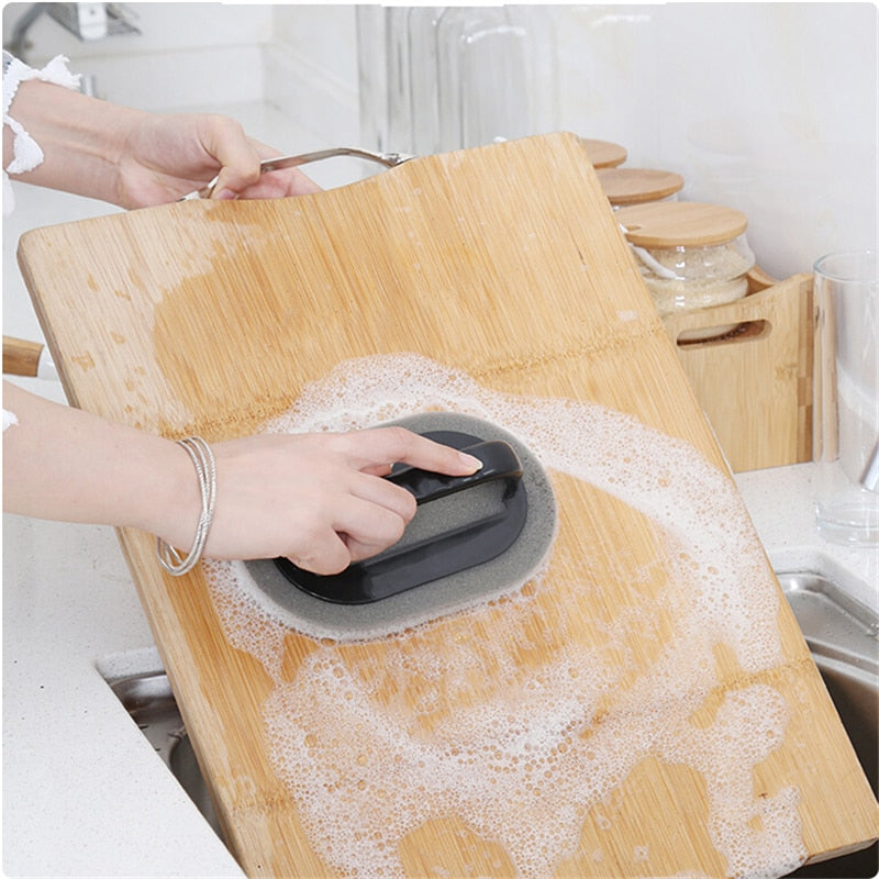 Kitchen Scrub Brush Sponge for Pots, Pans & Stovetops