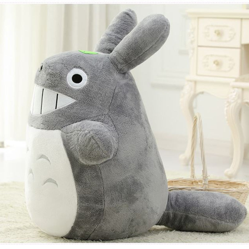 Large Totoro-Inspired Plush Toy for Cozy Room Decor