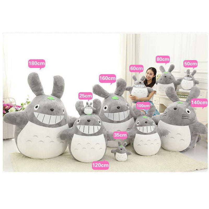 Large Totoro-Inspired Plush Toy for Cozy Room Decor