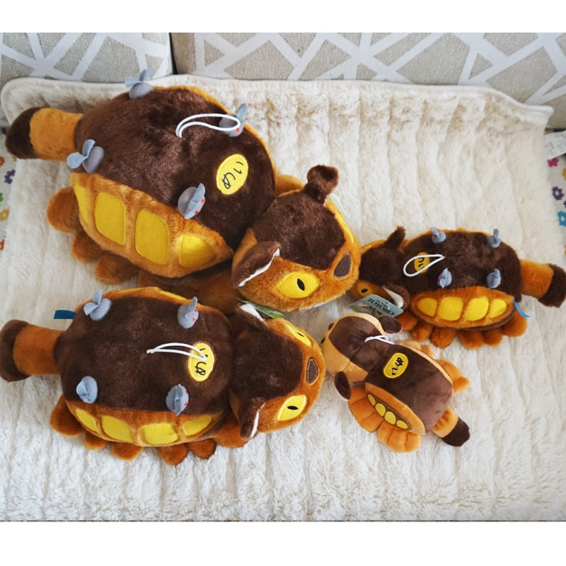 Catbus-Inspired Plush Toy for Whimsical Ghibli Gifts