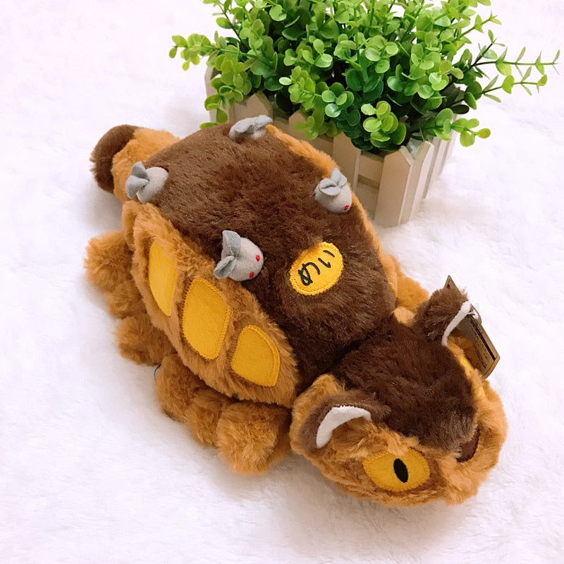 Catbus-Inspired Plush Toy for Whimsical Ghibli Gifts