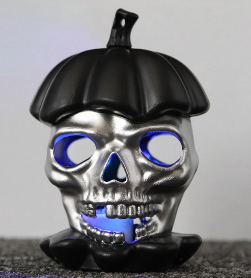 Halloween Skull Moon Light with Colorful LED Lighting