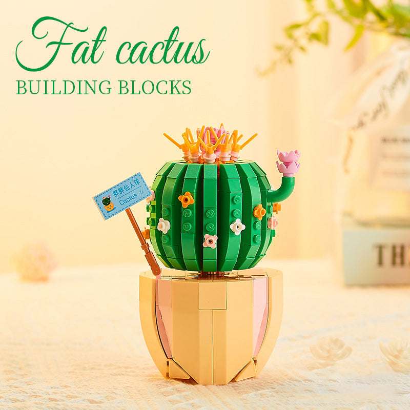 Succulent Building Blocks for Colorful Desktop Decor