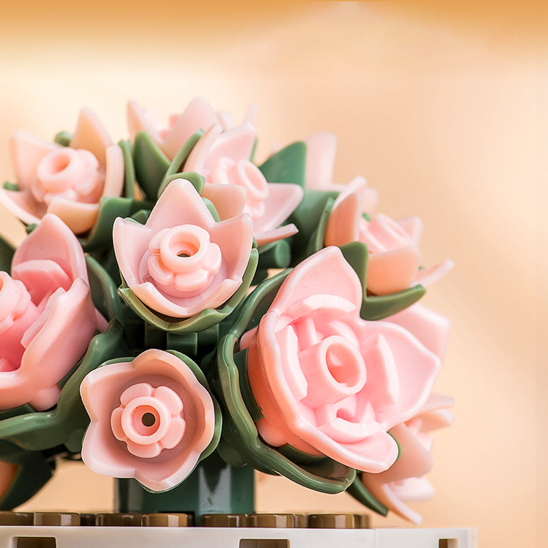 Succulent Building Blocks for Colorful Desktop Decor