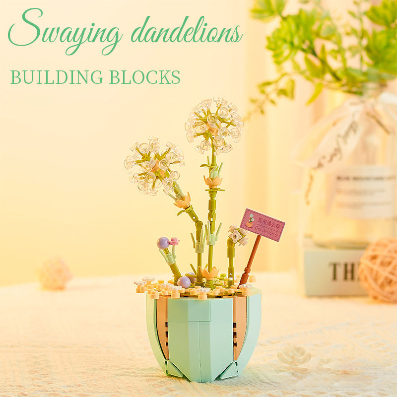 Succulent Building Blocks for Colorful Desktop Decor