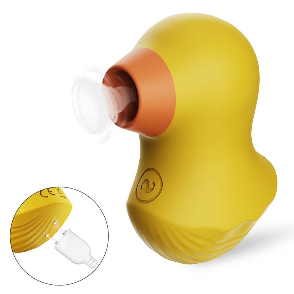 Suction Vibrator Duck for Focused Clitoral Relief