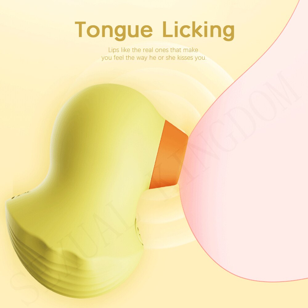 Suction Vibrator Duck for Focused Clitoral Relief